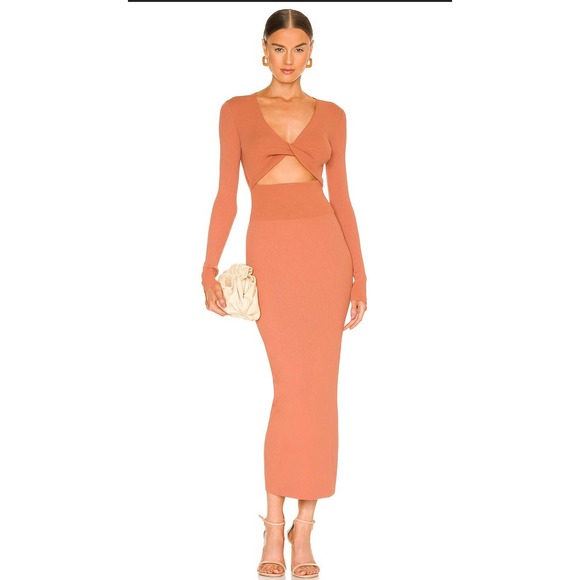 A.L.C. Madison Dress in Terracotta size large NWT - Picture 1 of 8